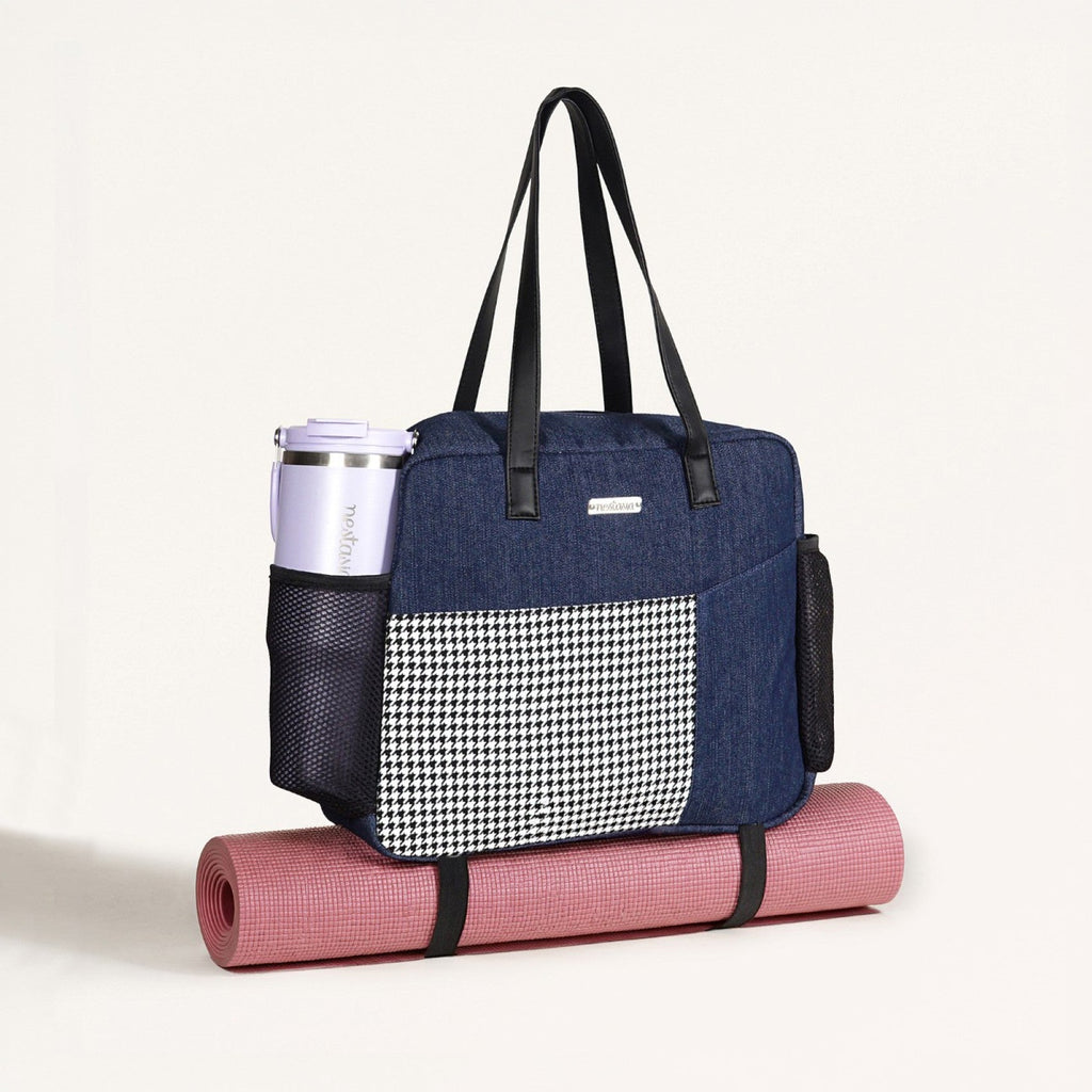 Hold All Denim Tote Bag Nestasia