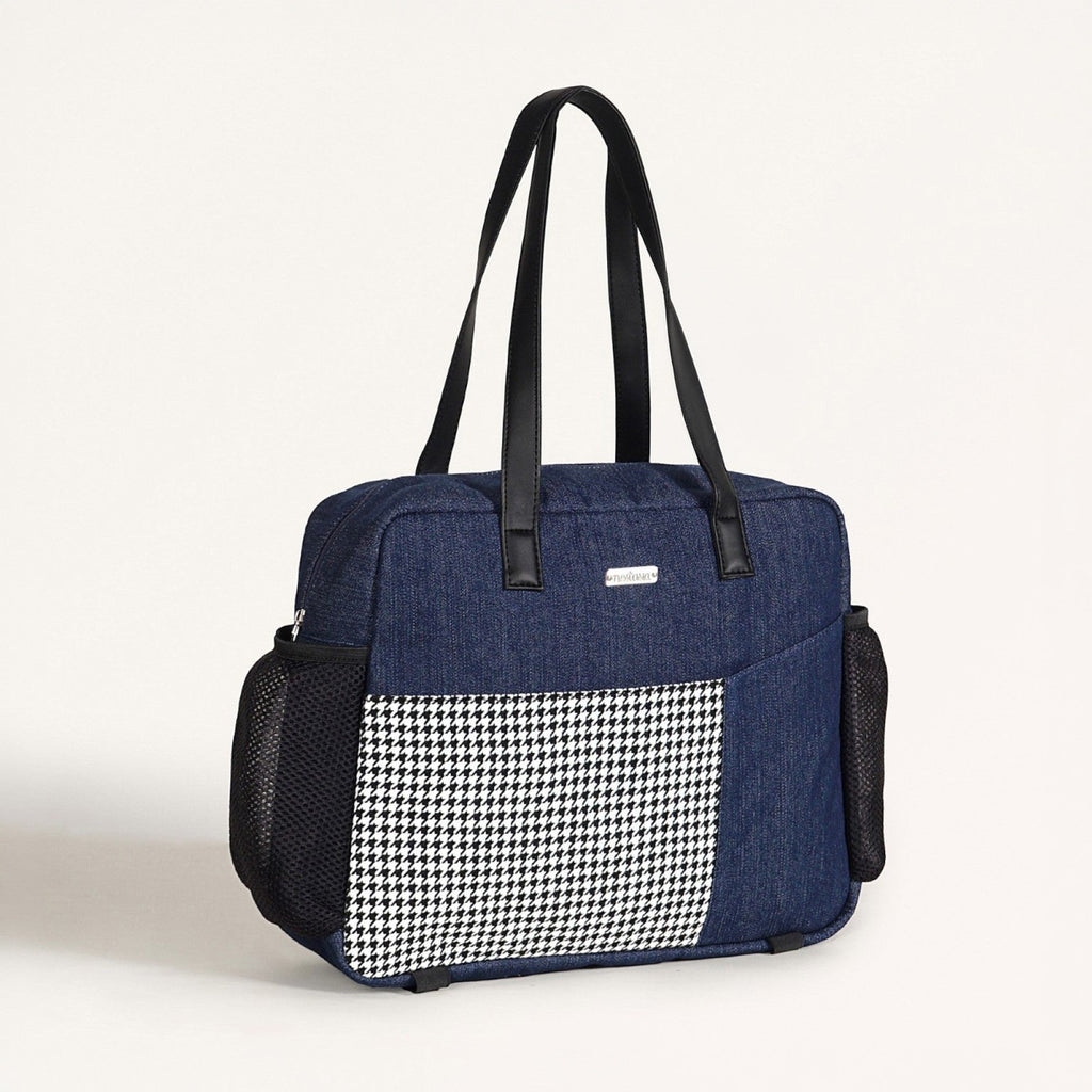 Hold All Denim Tote Bag Nestasia