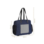 Hold All Denim Tote Bag Nestasia