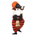 Lord Ganesha Playing Harmonium Wall Hanging Kafalo