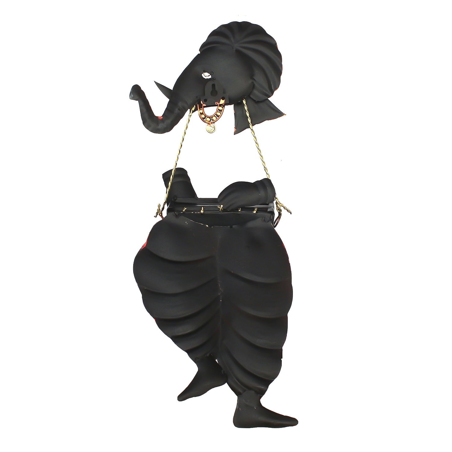 Lord Ganesha Playing Harmonium Wall Hanging Kafalo