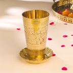 Brass Lassi Glass (5 Inch) Vedansh Craft