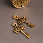 Brass Sai Baba Door Lock With Two Keys Vedansh Craft