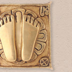 Brass Superfine Charan Paduka (8.5 Inch) Vedansh Craft