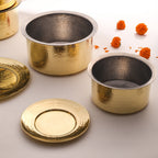 Brass Patila/Bhagoni with Lid Vedansh Craft