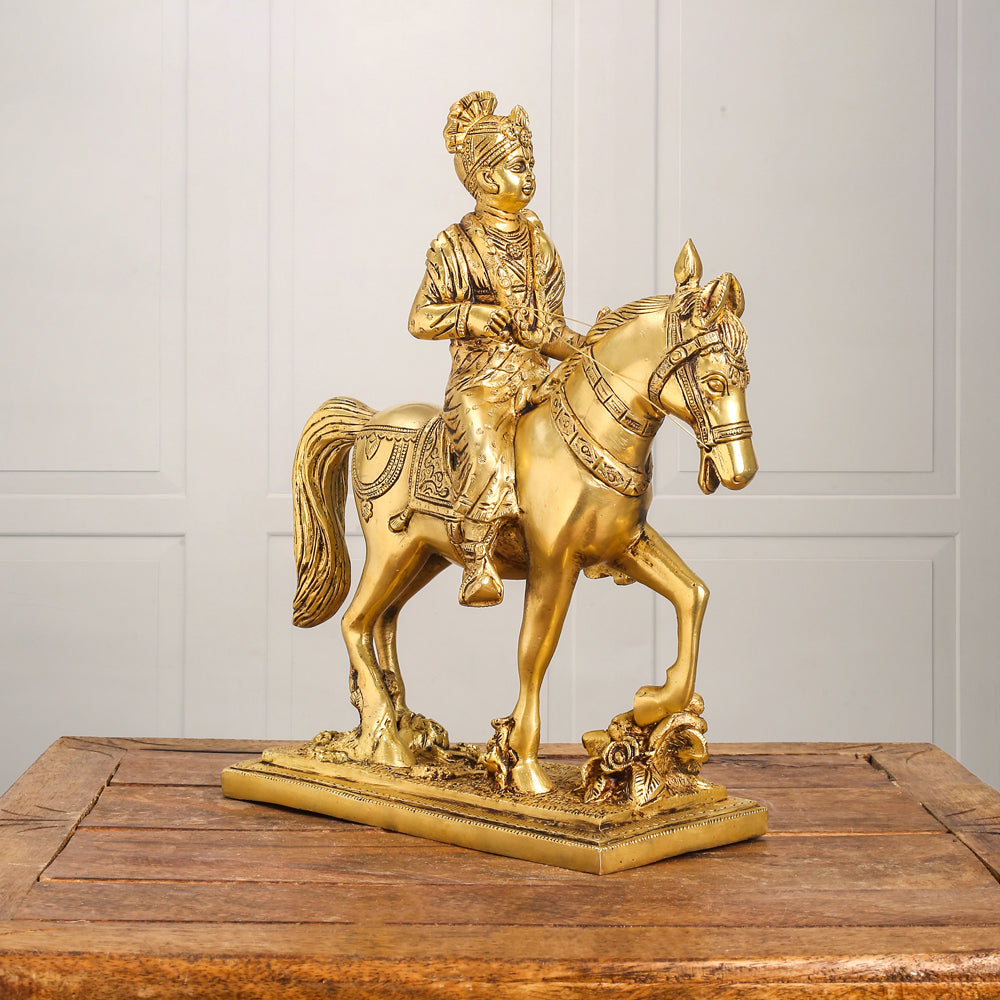 Brass Yogi Swami Narayan Statue (12 Inch) Vedansh Craft