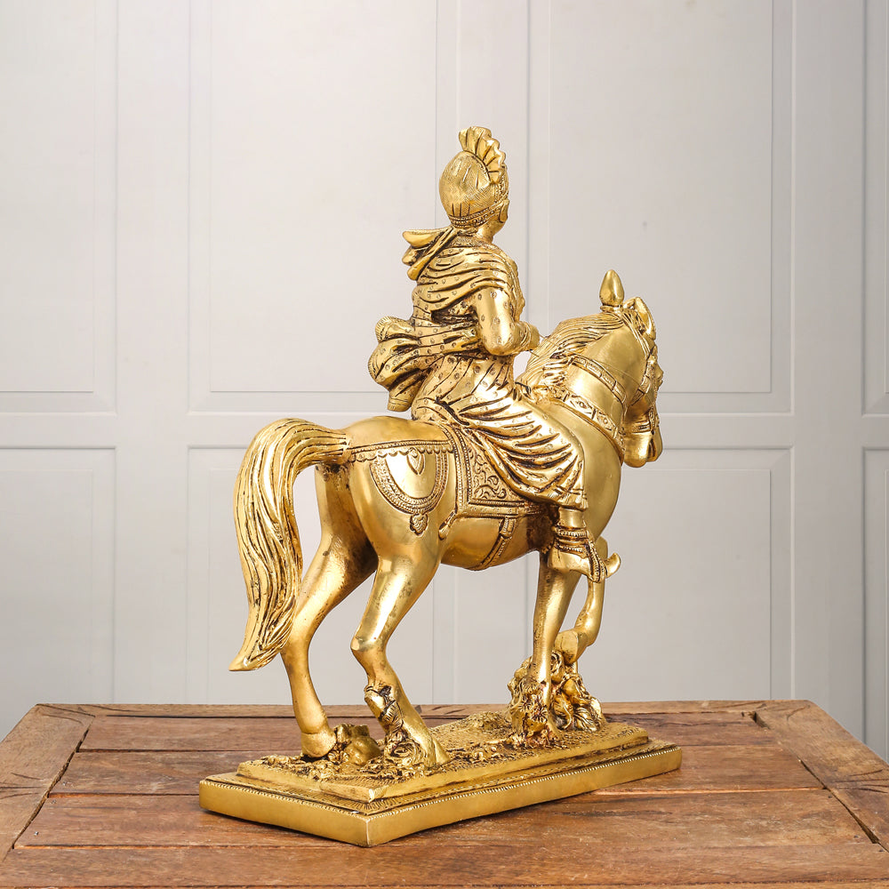 Brass Yogi Swami Narayan Statue (12 Inch) Vedansh Craft