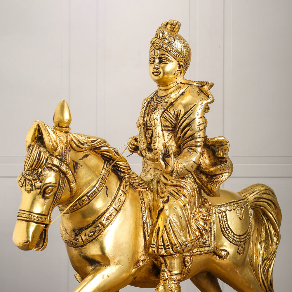Brass Yogi Swami Narayan Statue (12 Inch) Vedansh Craft