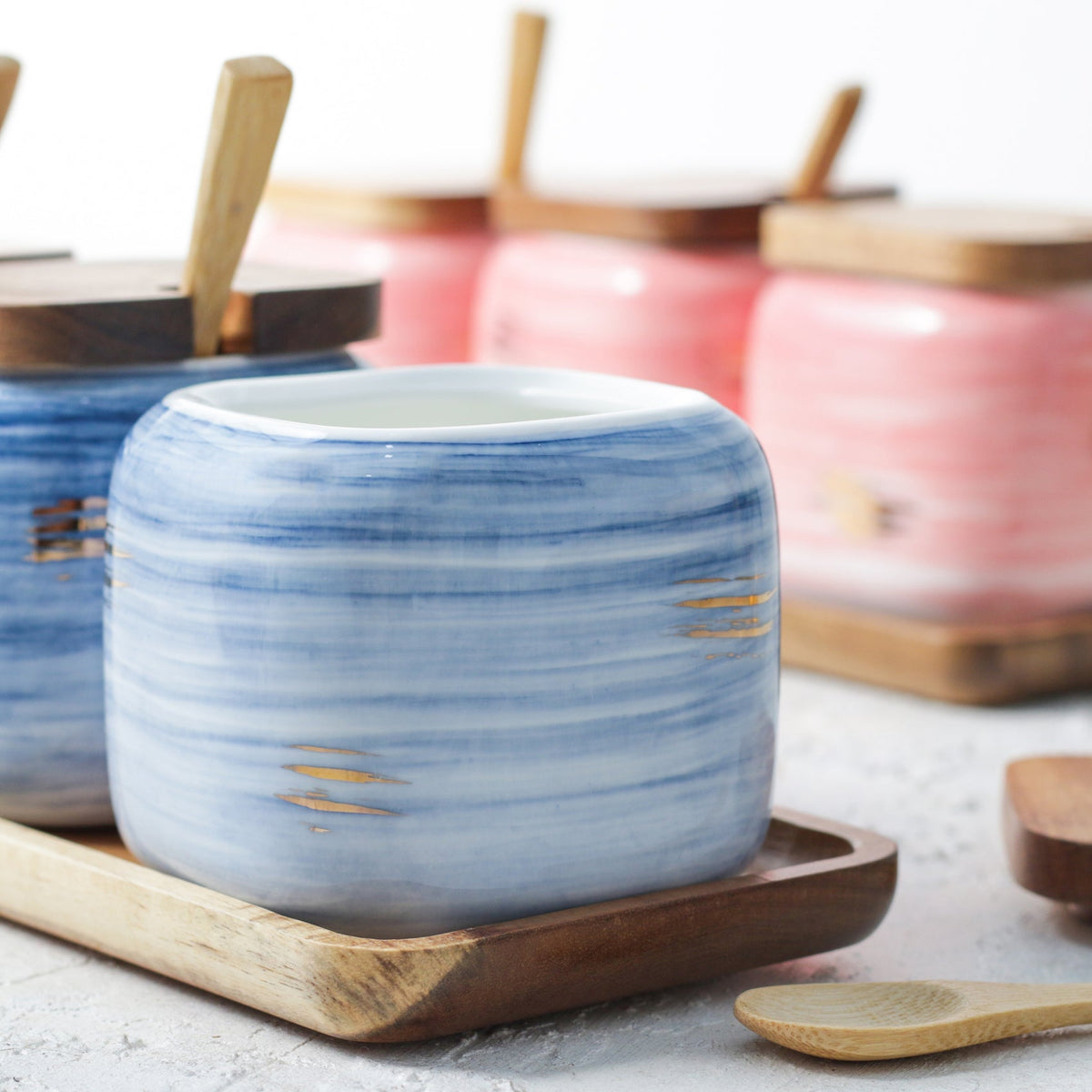 Blue Spice Jar Set Nestasia