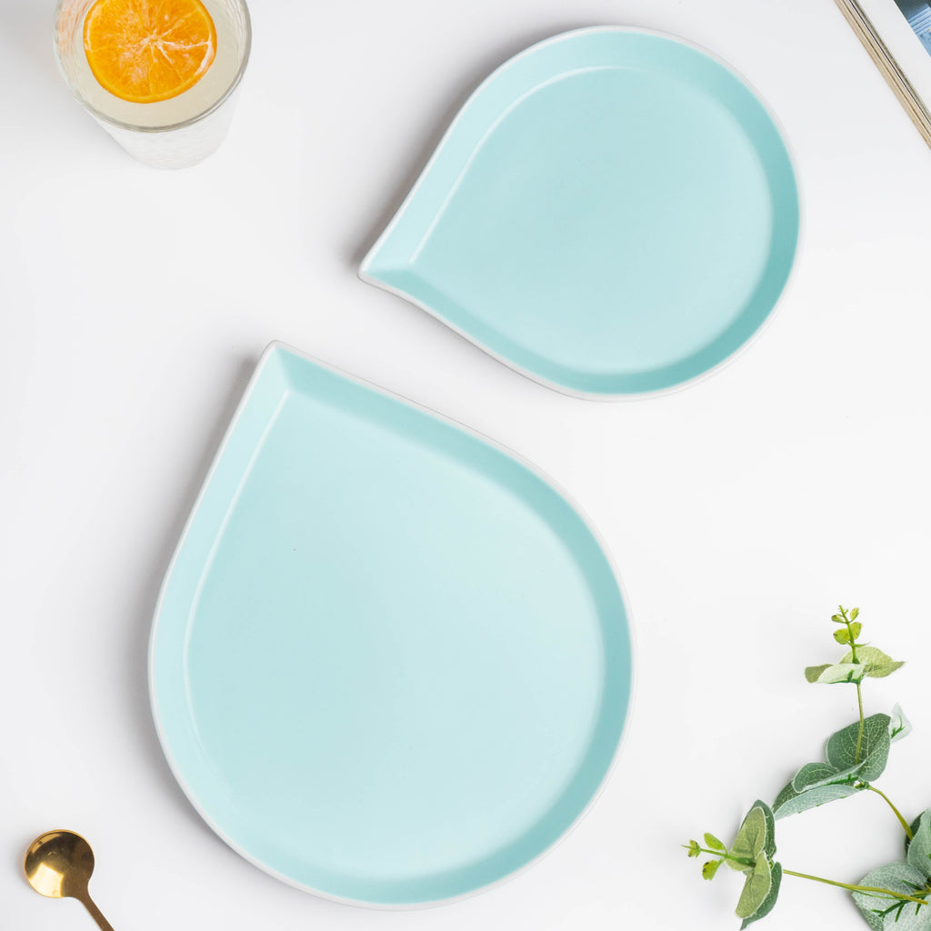 Dew Pink And Blue 19 Piece Pasta Snack Set For 6 Nestasia