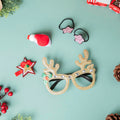 Christmas Party Glasses And Hair Accessories Set Of 5 Nestasia