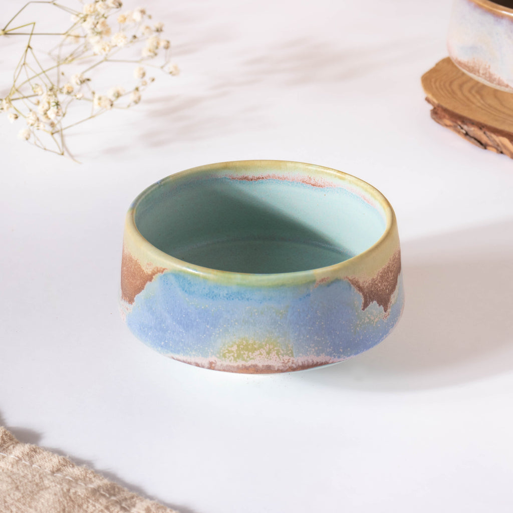 Small Blue Ombre Dip Bowl 100 ml Nestasia