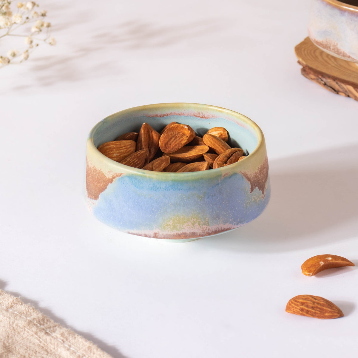 Small Blue Ombre Dip Bowl 100 ml Nestasia
