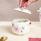 Sakura White Soup Pot Small Nestasia