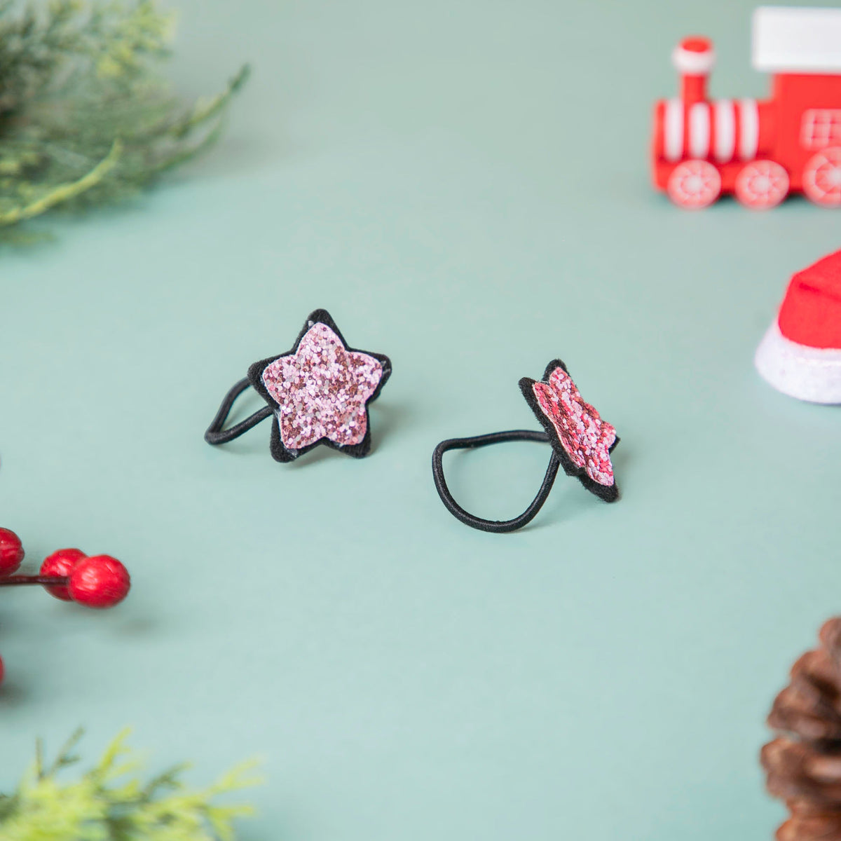 Christmas Party Glasses And Hair Accessories Set Of 5 Nestasia