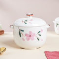 Sakura White Casserole Pot Medium Nestasia
