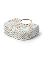 Handwoven U Shape Tote for Beach, Shopping & Storage Needs