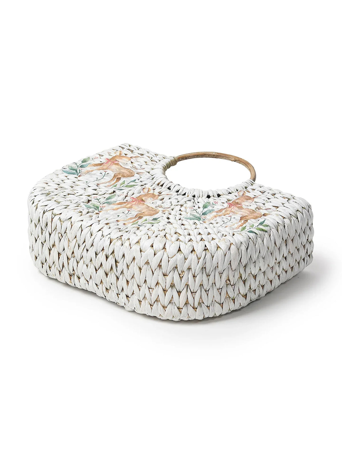 Handwoven U Shape Tote for Beach, Shopping & Storage Needs