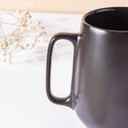 Jet Black Coffee Mug 300 ml Nestasia