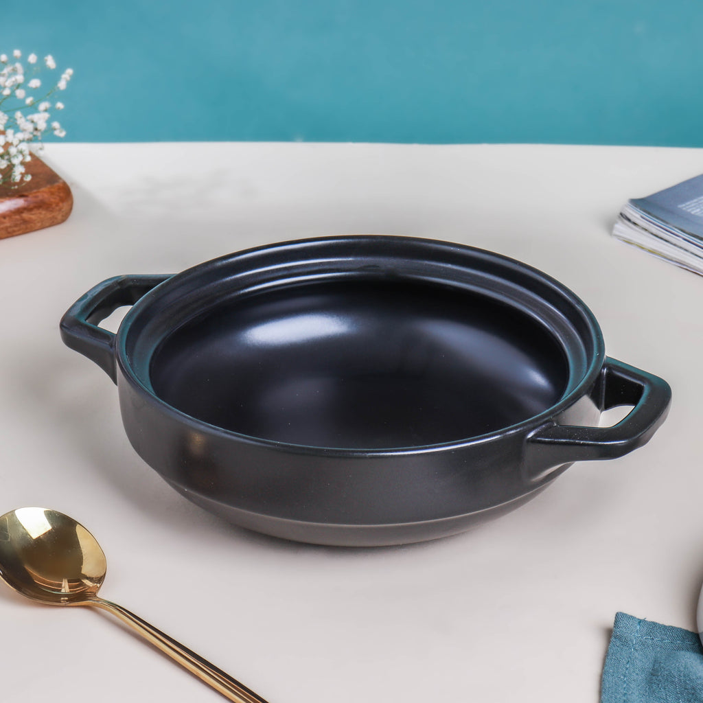 Willow Shallow Cooking Pot Ecru Nestasia