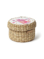 Multi-Purpose Seagrass Lid Box for Wardrobe & Small Household Items
