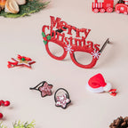 Merry Christmas Eye Frame and Hair Accessories Set of 5 Nestasia