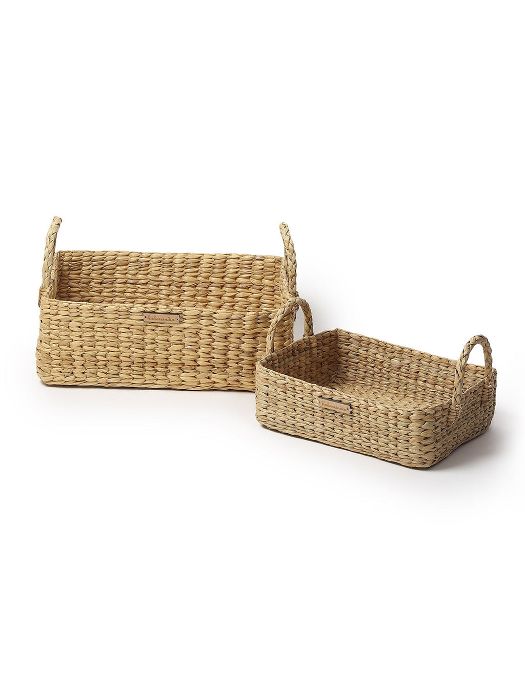 Handwoven Seagrass Fruit Basket for Home Storage and Decorative Gifting