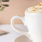 Glazed Ceramic White Cup Set 150 ml Nestasia