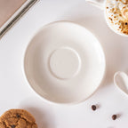 Glazed Ceramic White Cup Set 150 ml Nestasia