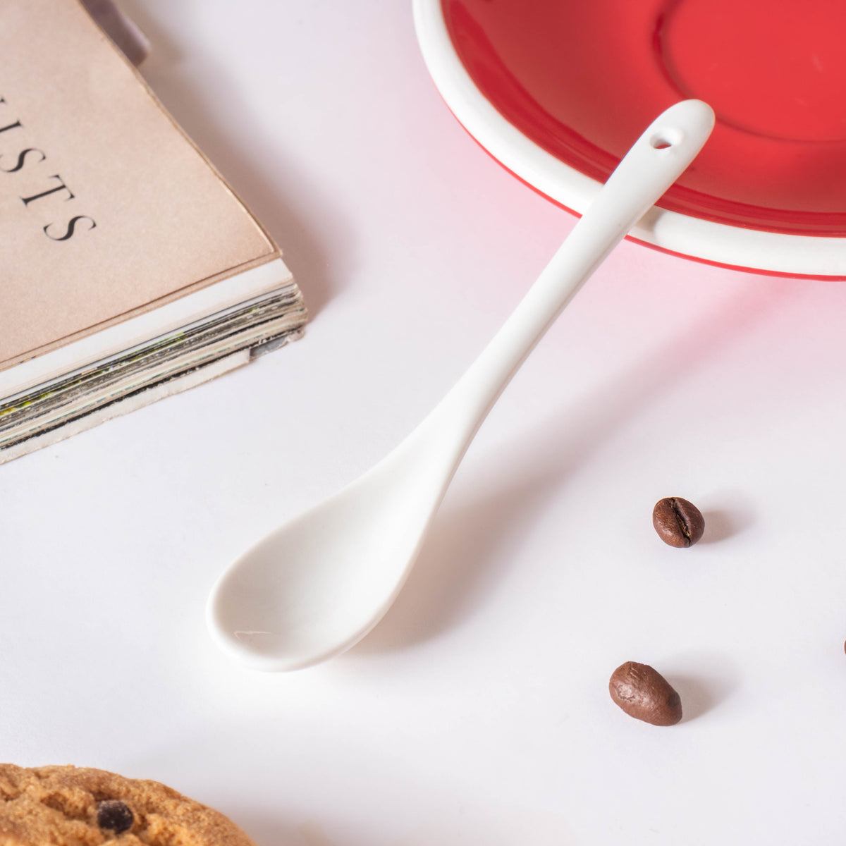 Glazed Ceramic Red Cup Set 150 ml Nestasia