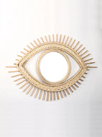Eco-Friendly Rattan Wall Mirror Detailing for Stylish Interiors