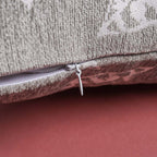 Leaf Cushion Cover Grey Nestasia