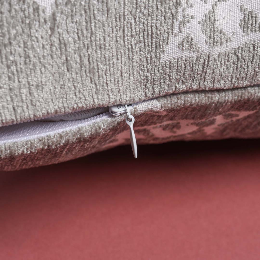 Leaf Cushion Cover Grey Nestasia