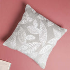 Leaf Cushion Cover Grey Nestasia
