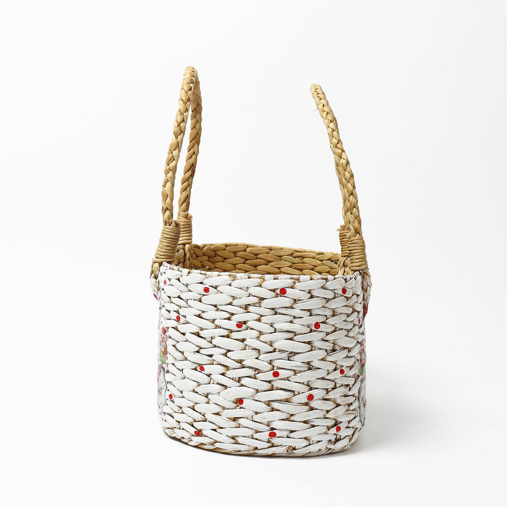 Handwoven Seagrass Gift Hamper, Storage Basket for Stylish Home Organization