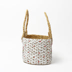 Handwoven Seagrass Gift Hamper, Storage Basket for Stylish Home Organization