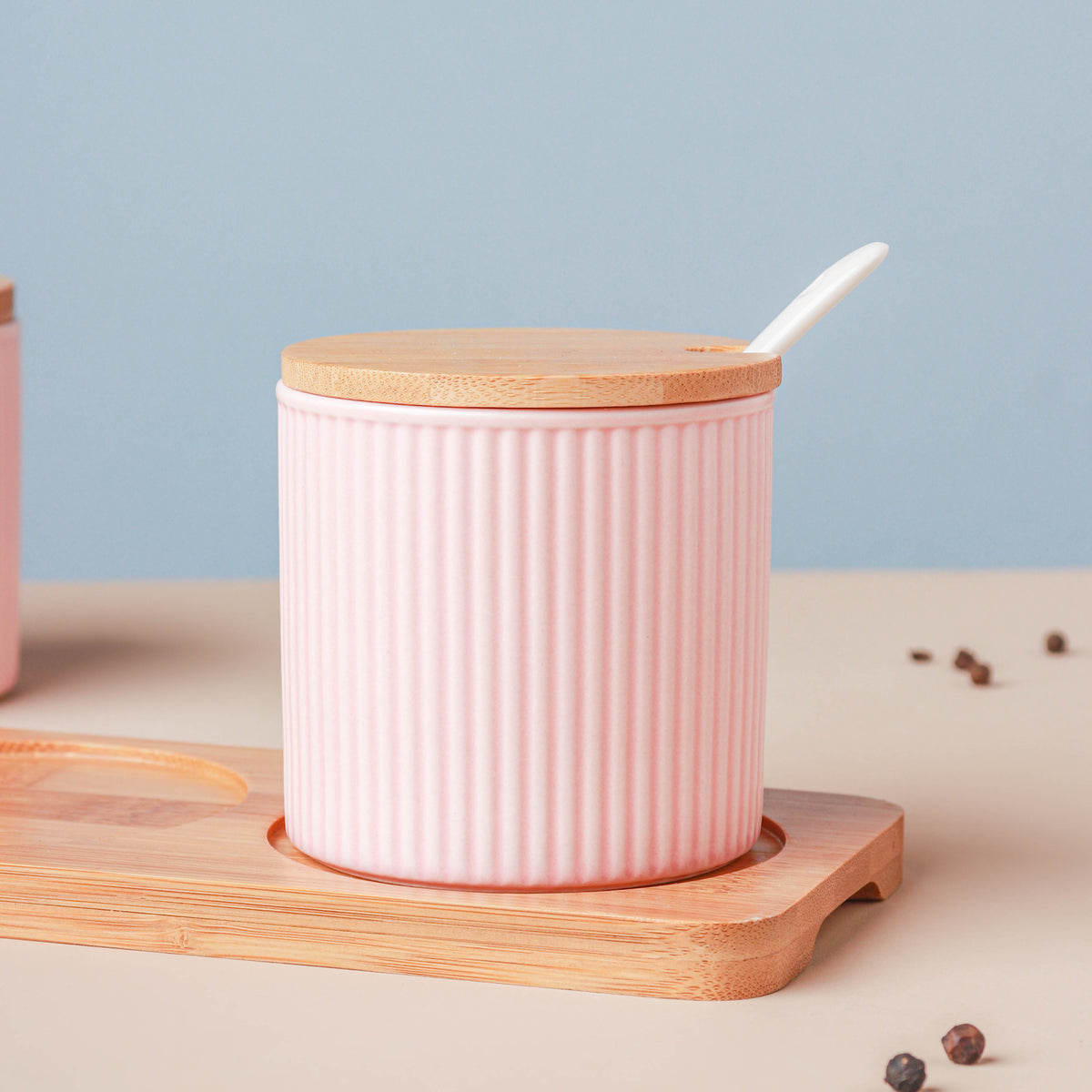 Pastel Spice Jar Set of 3 Nestasia