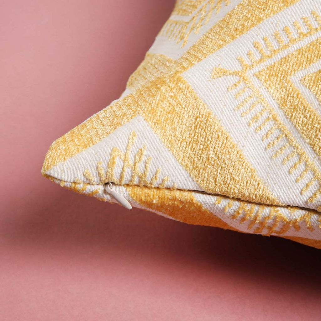 Yellow Chair Cushion Cover Nestasia