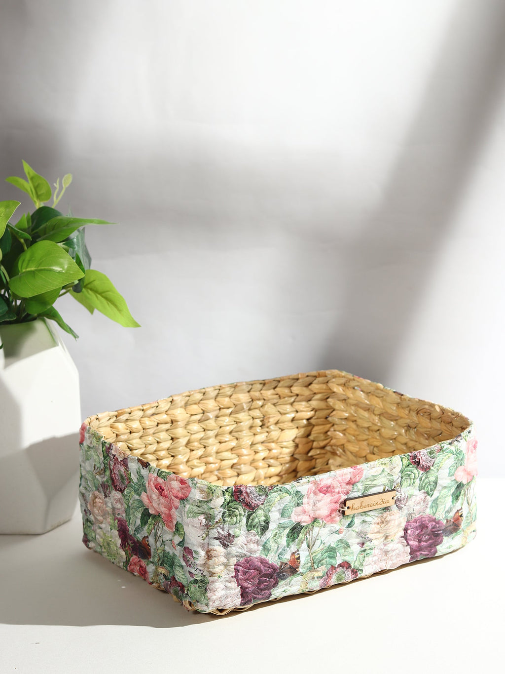 Handwoven Seagrass Organiser Tray for Desk, Vanity, and Home Storage