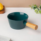 Green Bowl With Handle Nestasia