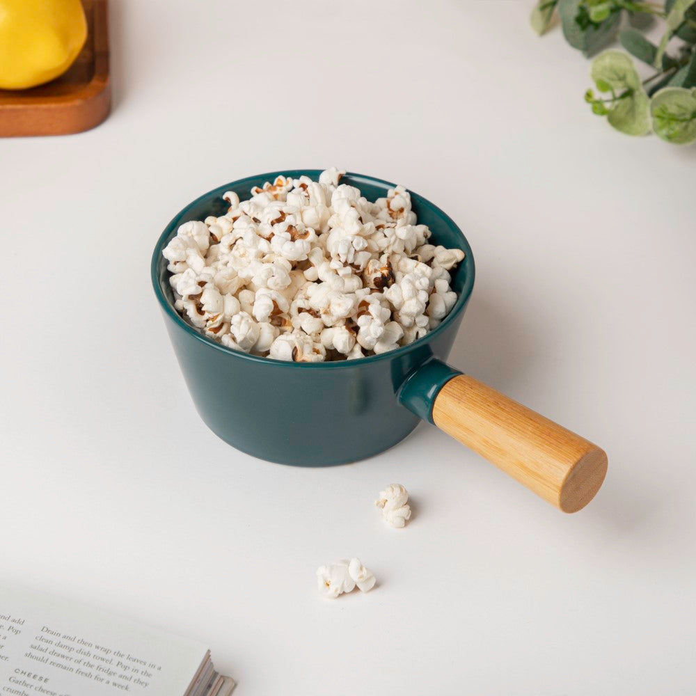 Green Bowl With Handle Nestasia