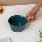Green Bowl With Handle Nestasia