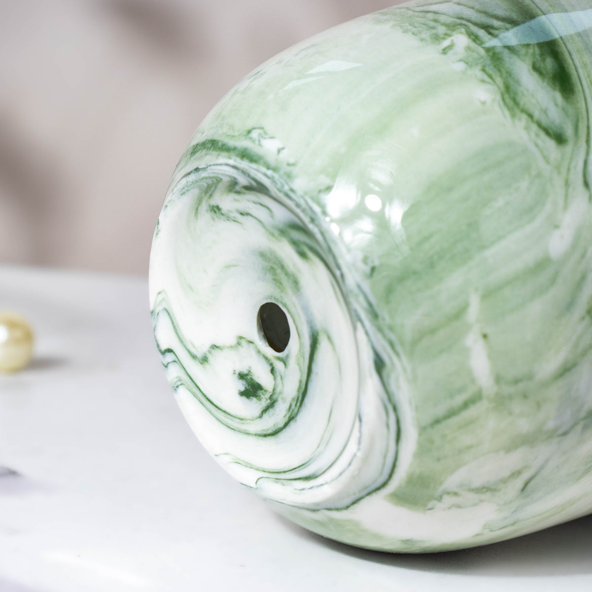 Botanica Marble Green Planter with Stand Nestasia