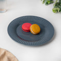 Royal Snack Plate Greyish Blue Small 8.5 Inch Nestasia
