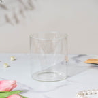 Modern Grey Ceramic Planter With Glass Stand Nestasia