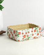 Seagrass Organiser Tray for Home Storage and Shelf Organization