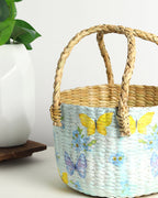 Seagrass Fruit Hamper Basket for Tabletop Display and Home Storage