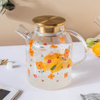 Florid Glass Teapot Large Nestasia