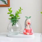 Vintage Figure Vase Nestasia