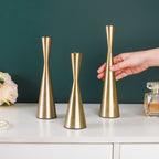 Gold Candle Stand Nestasia